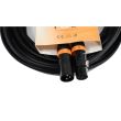 Cablu DMX 110 ohm 15M Fos FC-XLR3-15 , XLR mama-tata, 3 pini
