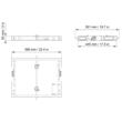Element de montaj L'Acoustics A10-BUMB pentru suspendare A10
