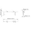 Element de montaj L'Acoustics A10-LIFT, montare orizontala A10