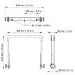 Element de montaj L'Acoustics X-US1215, suport U scurt, pentru X12 si X15 HiQ