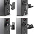 Suport de perete LD SystemsSAT WMB 10 B, negru