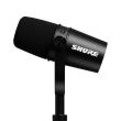 Microfon studio podcast Shure MV7-K , dinamic, cardioid, negru