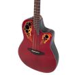 Chitara electro-acustica Ovation CE44-RR-G, Celebrity Elite Mid Cutaway Ruby Red