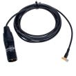 Doza instrument de suflat Rumberger WP-1XPA , montare pe mustiuc, MCX in unghi, XLR cu adaptor phantom