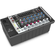 Mixer analogic cu amplificare Behringer PMP500MP3 , 8 canale, mp3 player, compact