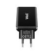 Alimentator USB Well, quick charge 3.0, 3A 18W, negru / alb