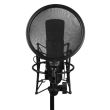 Shockmount microfon + filtru pop Adam Hall DSM 400