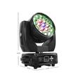Movinghead SHEHDS LED Beam+Wash 19x15W RGBW Zoom lightning