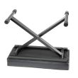 Scaun keyboard Adam Hall SKT 17 , negru, pliabil, sezut negru, piele sintetica