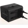 Adaptor universal priza AC UK US EU 2xUSB 2.5A