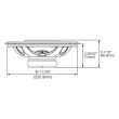 Difuzoare auto JBL Stage 9603E , coaxiale ovale, 3 cai