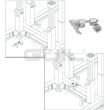 Clema conectare rama platforma Guil TMU-02 , inox
