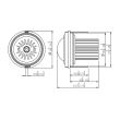 Tweeter LaVoce TN101.00 , soft dome, 1", 15W, 92 dB