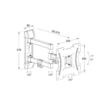 Suport TV LCD de perete Well SW343, 13"-43", regrabil