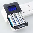 Incarcator acumulatori Uniross UCU0002, 4 x AA / AAA, micro USB, Quick LCD