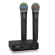Sistem fara fir cu 2 microfoane de mana Behringer ULM302MIC , digital 2.4 GHz