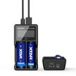 Incarcator USB acumulatori Litiu/Ni-Mh XTAR VC2SL
