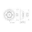 Difuzor 15" La Voce WAN154.01, 1000W, 98dB