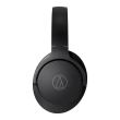 Casti fara fir on-ear Audio-Technica ATH-ANC500BTBK , inchise, Noise-Cancelling, negre