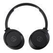 Casti fara fir on-ear Audio-Technica ATH-ANC500BTBK , inchise, Noise-Cancelling, negre