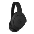 Casti fara fir on-ear Audio-Technica ATH-ANC700BTBK , inchise, Noise-Cancelling, negre