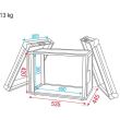 Case rack combo Dap D7533B 8U , plywood, adancime 30 cm, fara roti