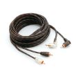 Cablu audio RCA- RCA 5M Focal PR5, 2xRCA in unghi>2xRCA drept