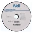 Cablu paralel plat Well , rosu/negru, 2x1.00, CCA, divizibil