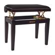 Scaun bancheta pian Roland RPB-220 RW , palisandru mat, sezut negru, catifea