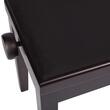 Scaun bancheta pian Roland RPB-220 RW , palisandru mat, sezut negru, catifea