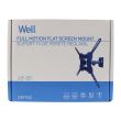 Suport TV LCD de perete Well SW155 , 23-55", 20kg, reglabil, cu brat, negru