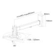 Suport de perete video proiector Cabletech UCH0101