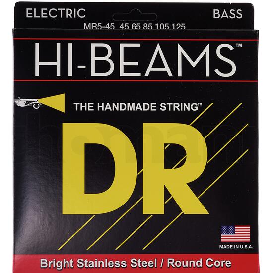 Corzi chitara bass 5 corzi 45-125 DR Strings HI-Beams MR5-45
