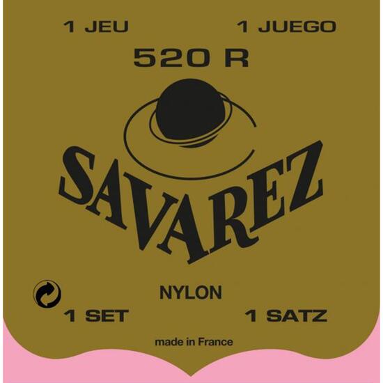 Corzi chitara clasica Savarez 520R, medium tension