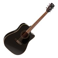 Chitara electro-acustica 4/4 Cort AD880CE, Neagra