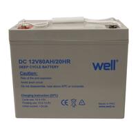 Acumulator plumb Well Deep Cycle 12V 80AH