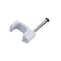 Cleme cui fixare cablu Well CLPS-4WE, rotund, 4mm