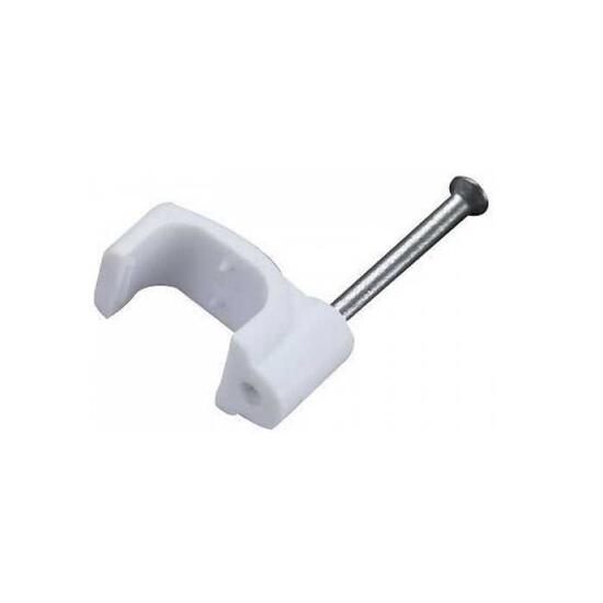 Cleme cui fixare cablu Well CLPS-4WE, rotund, 4mm