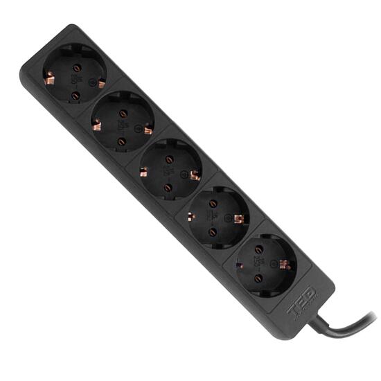 Prelungitor 5 cai 3M TED N1.5TED3M5P, 3x1.5 mmp, 5x prize Schuko, negru