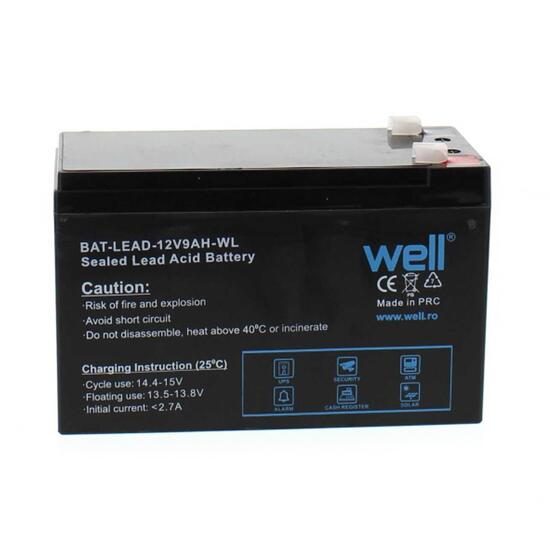 Acumulator plumb acid Well 12V 9aH