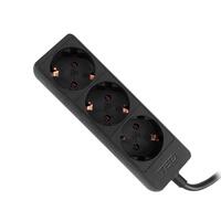 Prelungitor 3 cai 5M TED N1.5TED5M3P, 3x1.5 mmp, 3x prize Schuko, negru