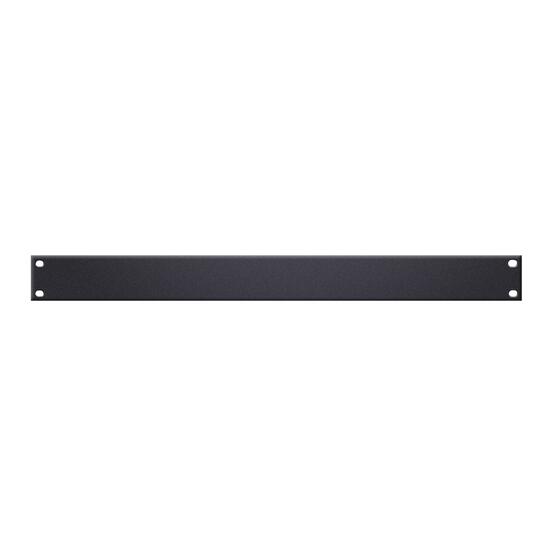 Panou rack Adam Hall 87221 1U , inchis, din otel, negru