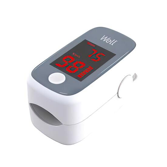 Pulsoximetru pentru deget Well OXIM-L01-WL, ecran LED, sendor de mare precizie