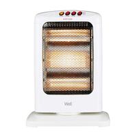 Radiator electric cu halogen Well HTR-HAL-1200, 3 trepte, 1200W