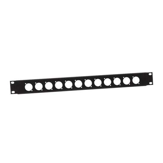 Panou rack Adam Hall 872213 1U, 12 orificii XLR