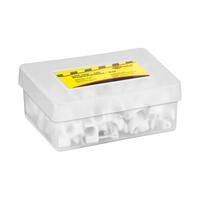 Cleme clips Well CLPRW-7, fixare cablu rotund, cu cui, 7mm, alb, 100 buc / set