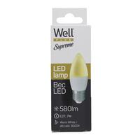 Bec LED lumanare E27 Well , 7W, 230V, lumina calda