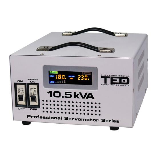 Stabilizator de tensiune 10500VA TED 000033, SVC, servomotor, 10.5kVA