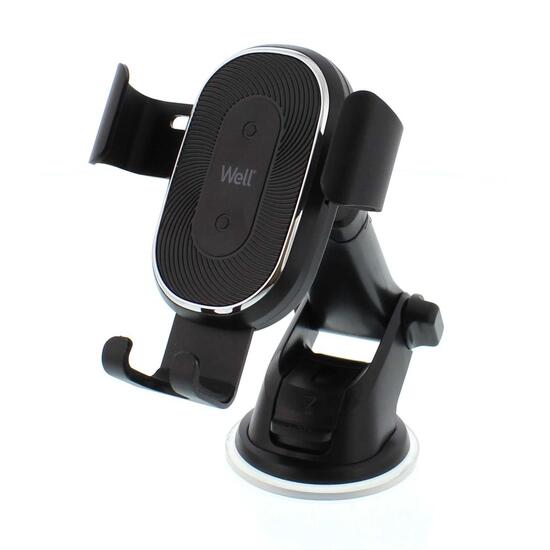 Incarcator Wireless auto well 10W cu ventuza