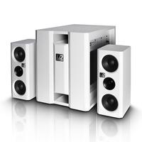 Sistem PA activ 2.1 LD Systems Dave 8 XS W , portabil, alb